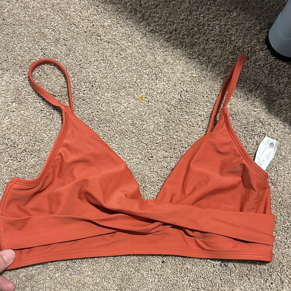 Orange Strappy Bralette